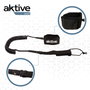 Aktive Surf Leash de paddle surf espiral negro