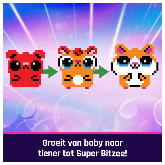 Spin Master Bitzee Hamsterball - Mascota Digital Hamster Ball Interactiva con 20 Hamsters Virtuales, Sonidos, Efectos Luminosos y Reaccion Tactil - Juguete para Niños 5 Años+