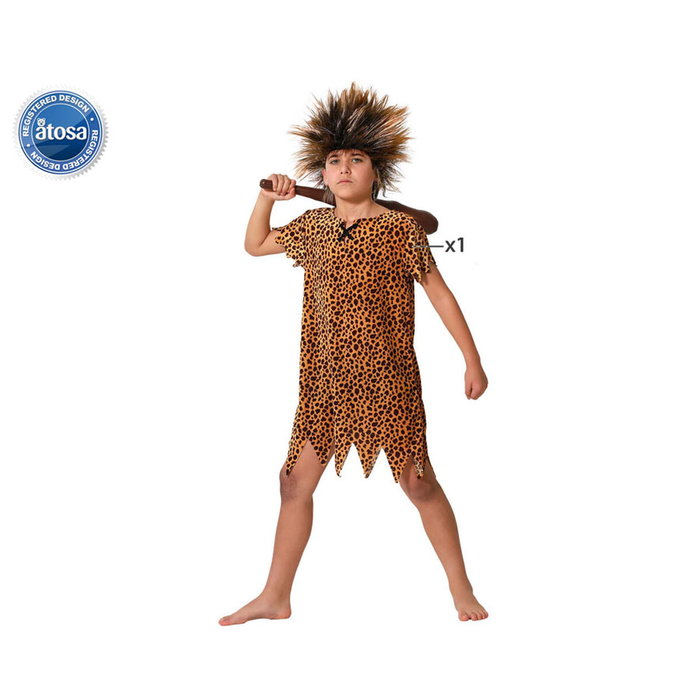 Atosa Disfraz Cavernícola Niño Infantil Marrón Atosa Disfraz Cavernícola Niño Infantil Marrón