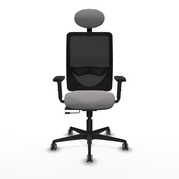 PIQUERAS Y CRESPO Silla de oficina Zulema Gris y Negro