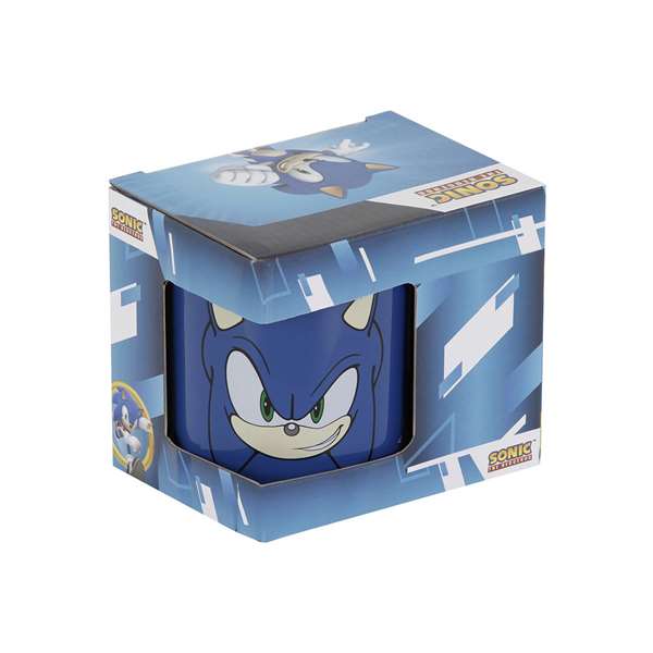 Karactermania Taza Face Sonic The Hedgehog Azul