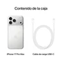 Apple iPhone 17 Pro Max Smartphone 512 GB Plata (6.9", Triple Cámara 48 MP, A19 Pro, 5G, iOS 26) - MFYQ4QL/A