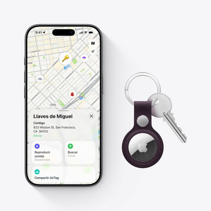 Apple AirTag 4 unidades - MFEA4ZY/A