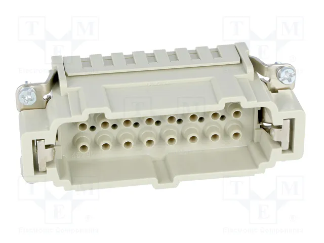 HARTING Han E® Conector Macho 16 Pos. M Insert Crimp