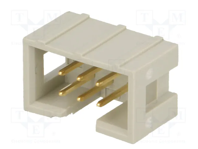 HARTING Conector IDC Macho 6 Pines 2x3 THT Recto HARTING Conector IDC Macho 6 Pines 2x3 THT Recto