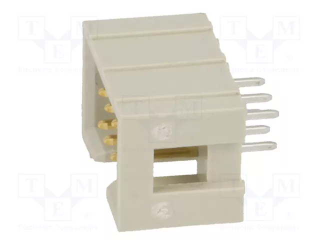 HARTING Conector IDC Macho 6 Pines 2x3 THT Recto HARTING Conector IDC Macho 6 Pines 2x3 THT Recto