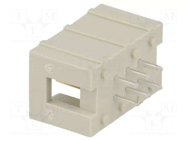 HARTING Conector IDC Macho 6 Pines 2x3 THT Recto HARTING Conector IDC Macho 6 Pines 2x3 THT Recto