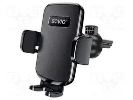 SAVIO Soporte de coche negro para rejilla de ventilación