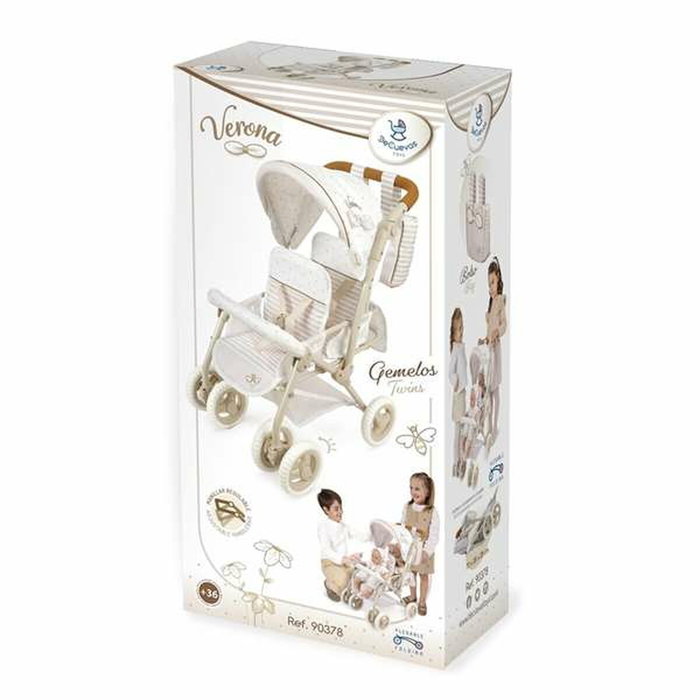 Decuevas Silla Gemelar Plegable Verona para Muñecas de hasta 52 cm