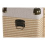 DKD Home Decor Baúl Tradicional Natural 54 x 35.5 x 35 cm Set 3 Piezas Poliéster Madera