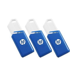 HP Stick USB x755w 128GB USB 3.2 Triple Pack (3x128GB) Azul Blanco