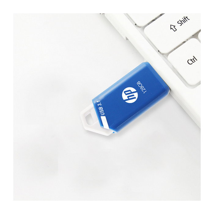 HP X755W Pack de 3 Memorias USB de 128 GB, Azul y Blanco