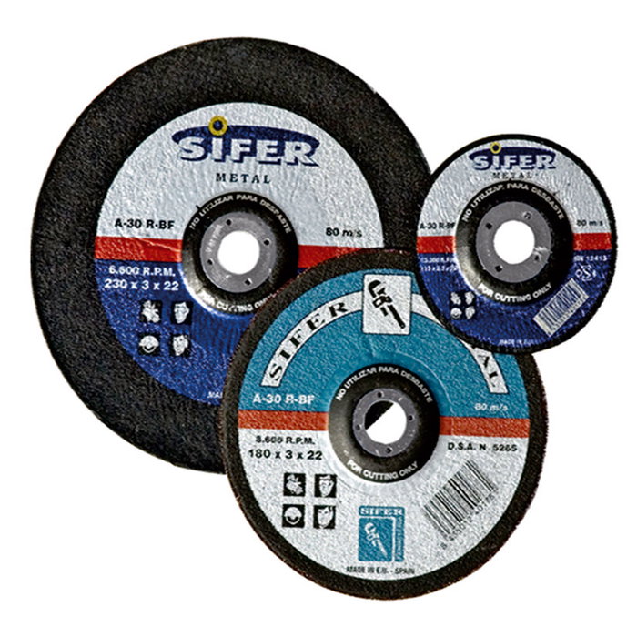 SIFER Disco de corte para hierro 300x3,5x22 mm SIFER Disco de corte para hierro 300x3,5x22 mm