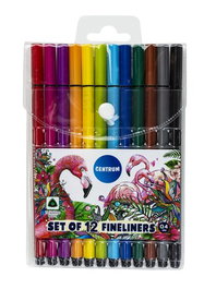 Roller Gel Centrum Fineliners 0.7 Bolsa De 12