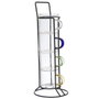 Home Deco Factory Juego de 4 Tazas Espresso de Colores con Soporte