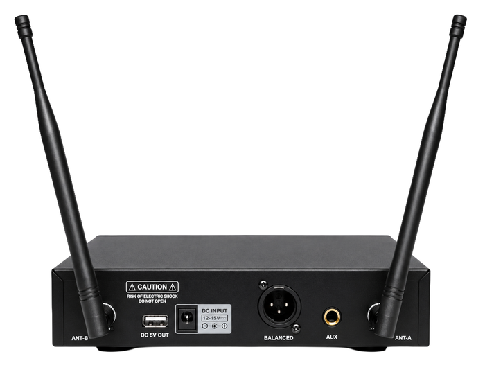 Ek JRU680 Sistema Inalámbrico UHF PLL True Diversity con Micrófono de Mano
