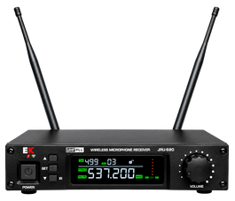 Ek JRU680 Sistema Inalámbrico UHF PLL True Diversity con Micrófono de Mano