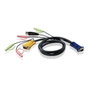Aten Cable KVM USB con Audio y SPHD 3 en 1 de 1,8 m (2L-5302U)