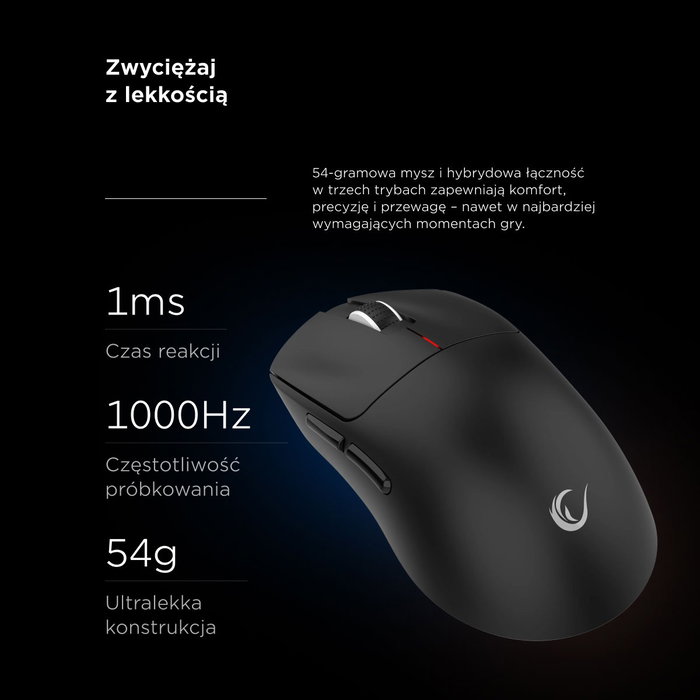 Rampage Clax Ratón Gaming Inalámbrico 24 000 DPI Negro Rampage Clax Ratón Gaming Inalámbrico 24 000 DPI Negro