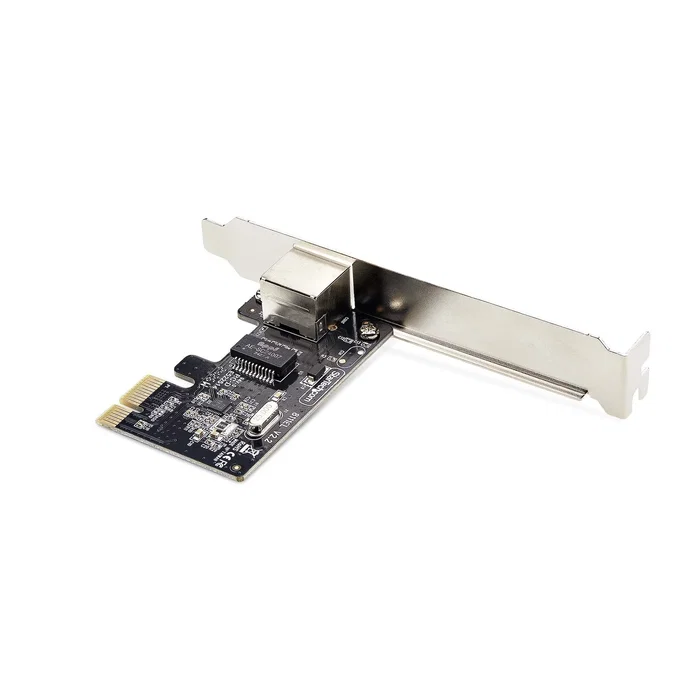 StarTech.com ST1000SPEX2T Tarjeta de Red Interna Gigabit Ethernet 1 Puerto PCI Express - Compatible con TAA, Plug & Play, Jumbo Frames, Wake-on-LAN, Soporte Bajo Perfil