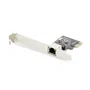 StarTech.com ST1000SPEX2T Tarjeta de Red Interna Gigabit Ethernet 1 Puerto PCI Express - Compatible con TAA, Plug & Play, Jumbo Frames, Wake-on-LAN, Soporte Bajo Perfil