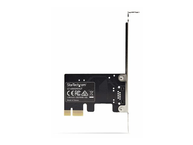 StarTech.com ST1000SPEX2T Tarjeta de Red PCI Express 1 Puerto Gigabit Ethernet