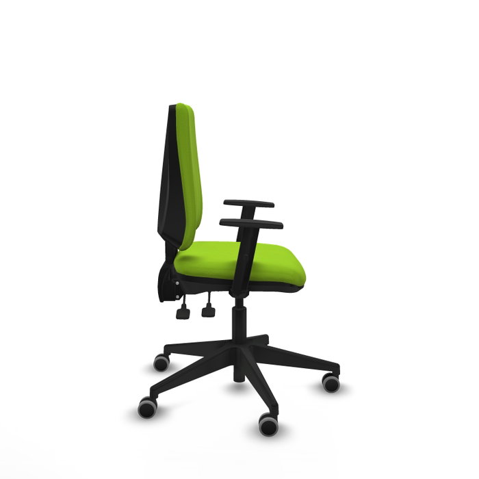 PIQUERAS Y CRESPO Silla de oficina Elche color Pistacho con mecanismo Asincro