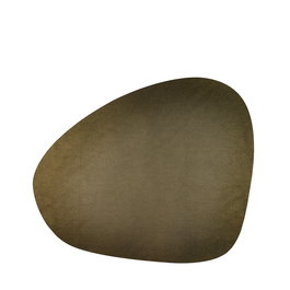 OYV Placemat Mantel Ovalado Piel Sintética Color Cobre 42.5x34 cm (Set de 12)