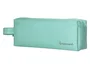 Liderpapel Estuche portatodo Classic rectangular con asa, 2 cremalleras, verde manzana