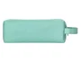 Liderpapel Estuche portatodo Classic rectangular con asa, 2 cremalleras, verde manzana