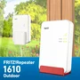 FRITZ! Repeater 1610 Outdoor - Repetidor de Red WiFi 6, 3000 Mbit/s, Dual Band 2.4/5 GHz, Gigabit Ethernet, Blanco, para Instalación en Exterior