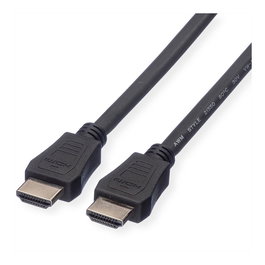 VALUE 11.99.5733 Cable HDMI High Speed 3 m con Ethernet, ARC, 3D, LSOH, Negro