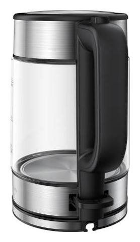 Xiaomi Hervidor de Vidrio Eléctrico 1,7 L 2200 W Negro y Transparente