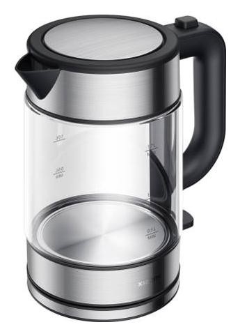 Xiaomi Hervidor de Vidrio Eléctrico 1,7 L 2200 W Negro y Transparente