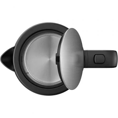 Xiaomi BHR7423EU Tetera Eléctrica de Vidrio de 1.7 Litros y 2200W, Apagado Automático, Indicador de Nivel de Agua, Negro Transparente
