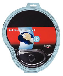 Alfombrilla Raton Dataline Con Reposamuñecas Gel Azul