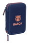 Safta Plumier Doble Pequeño F.C. Barcelona 2ª Equipación 12,5x19,5x4cm