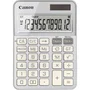 Canon KS-125KB Calculadora de Sobremesa Básica 12 Dígitos con Panel Solar y Batería, Color Plata