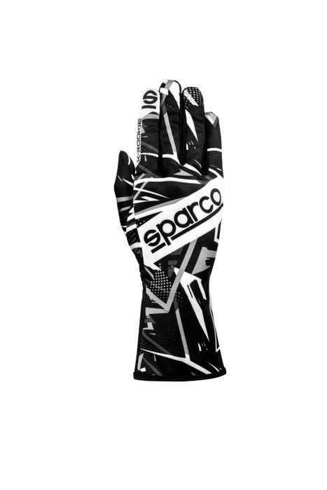 Sparco SBKG0001B0K06008 Guantes K-Rookie Negro-Blanco Talla 8 Sparco SBKG0001B0K06008 Guantes K-Rookie Negro-Blanco Talla 8