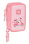 Estuche Escolar con Accesorios Moos Passion Multicolor 12,5 x 19,5 x 5,5 cm 37 Piezas