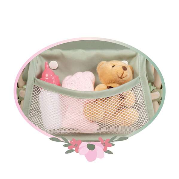 Decuevas Silla Gemelar Plegable para Muñecas de Hasta 52 cm, Silla para Niñas, Juguete, 40x70x72 cm
