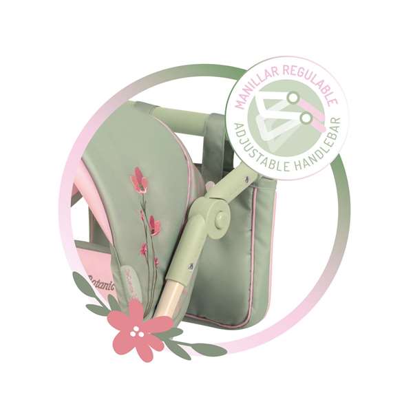 Decuevas Silla Gemelar Plegable para Muñecas de Hasta 52 cm, Silla para Niñas, Juguete, 40x70x72 cm