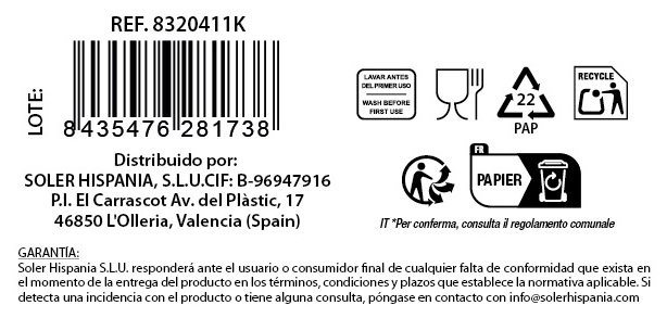 Inde Jarra de Vidrio Chrysler con Tapa de 1,1L