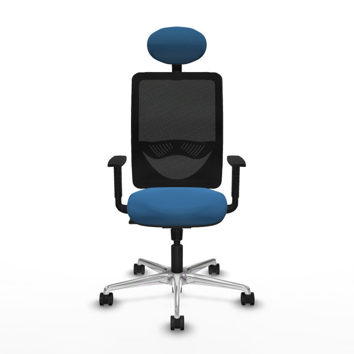 PIQUERAS Y CRESPO Silla de oficina Zulema Azul claro y Negro PIQUERAS Y CRESPO Silla de oficina Zulema Azul claro y Negro