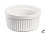 Vessia Set de 4 Tarros para Salsa de 140 ml, Porcelana Blanca, Dimensiones del Set: 37x9x5 cm (Set de 24)
