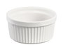 Vessia Set de 4 Tarros para Salsa de 140 ml, Porcelana Blanca, Dimensiones del Set: 37x9x5 cm (Set de 24)