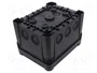 OBO BETTERMANN Caja de conexiones X negra