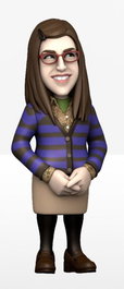 The Big Bang Theory Figura Minix Amy Farrah Fowler 12 cm