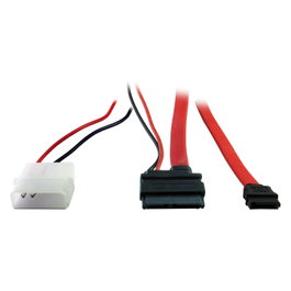 Inter-Tech Kabel Slim DVD 0,15/0,15m