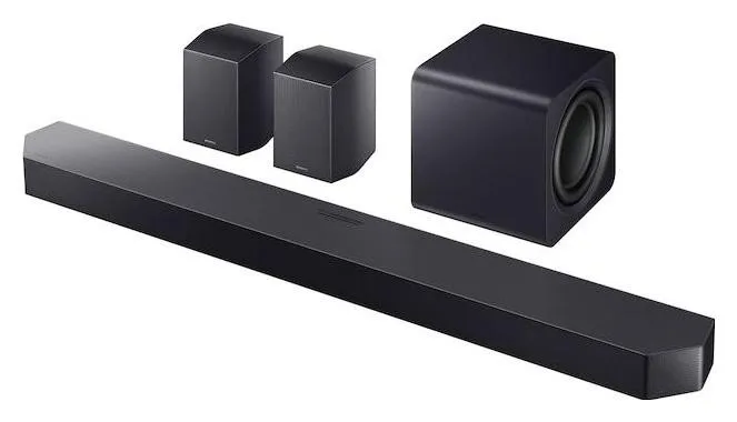 Samsung HW-Q990F Barra de Sonido 11.1.4 Canales con Subwoofer Inalámbrico, Titan Black Samsung HW-Q990F Barra de Sonido 11.1.4 Canales con Subwoofer Inalámbrico, Titan Black